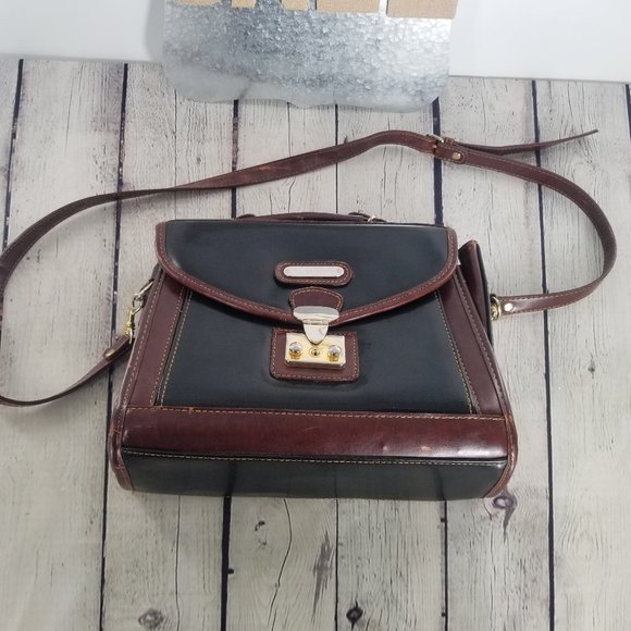 ralph lauren leather satchel